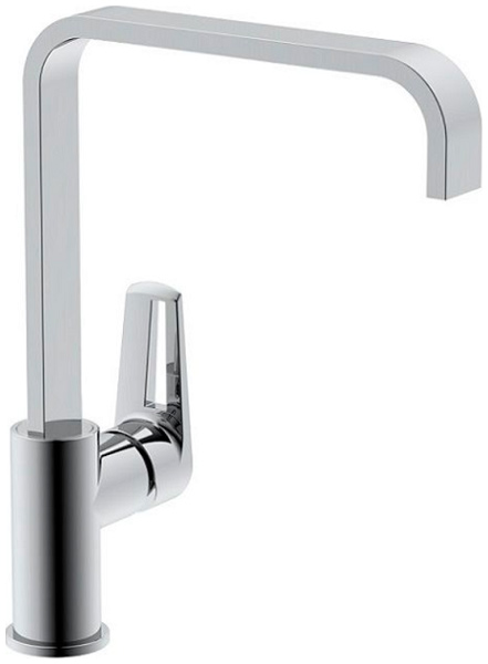 Изображение товара Кухонный смеситель Aquanet Logic AF320-41С хром однорычажный с поворотным изливом