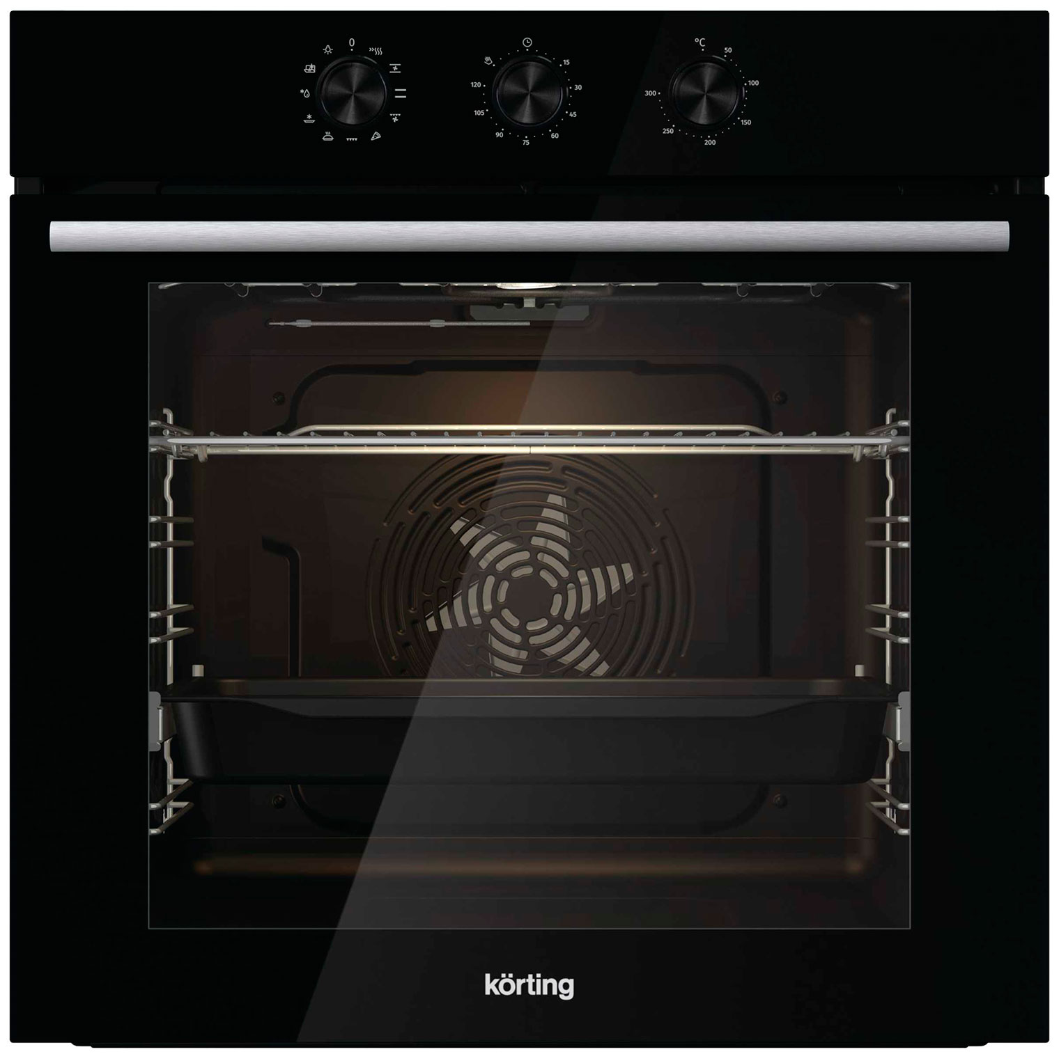 Изображение товара Электрический духовой шкаф Korting OKB 3821 EN с паровой очисткой 77л