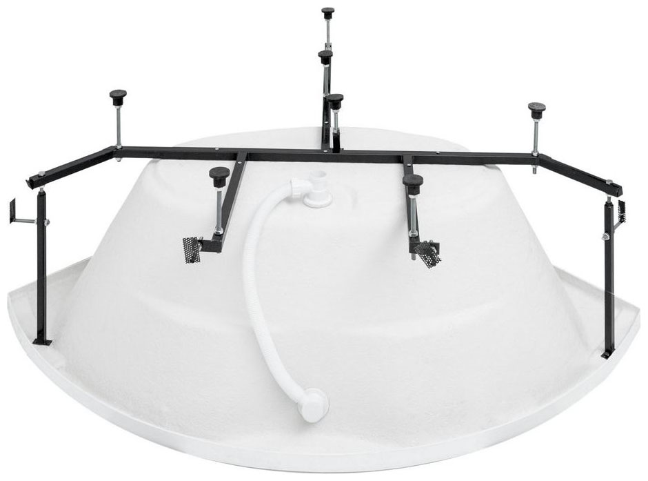 Изображение товара Каркас сварной для акриловой ванны Aquanet Vitoria 130x130 черный (00187507)