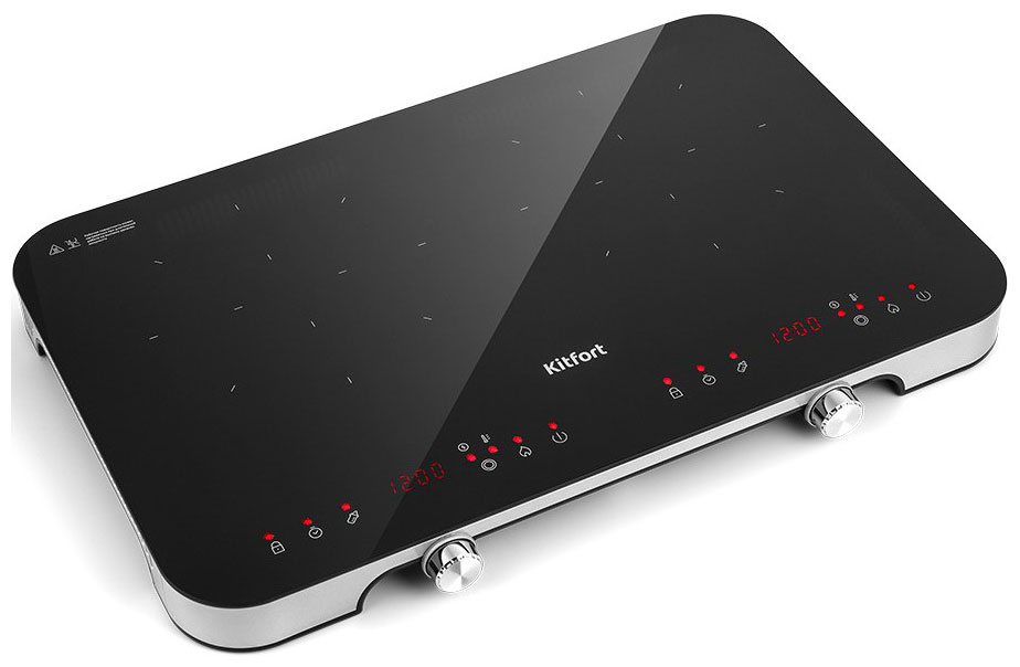 

Настольная плита Kitfort KT-149, Черный/серебристый