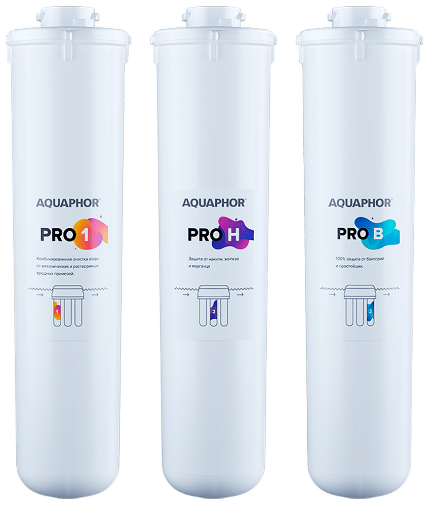 Комплект модулей сменных фильтрующих Аквафор ECO H Pro комплект сменных модулей фильтрующих аквафор трио