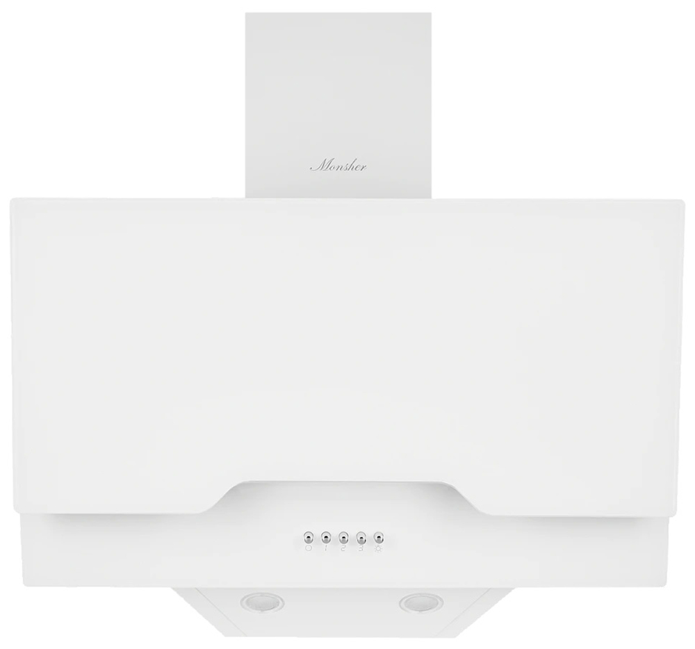Изображение товара Вытяжка Monsher LAVAL 60 Blanc наклонная белая с фильтром и освещением