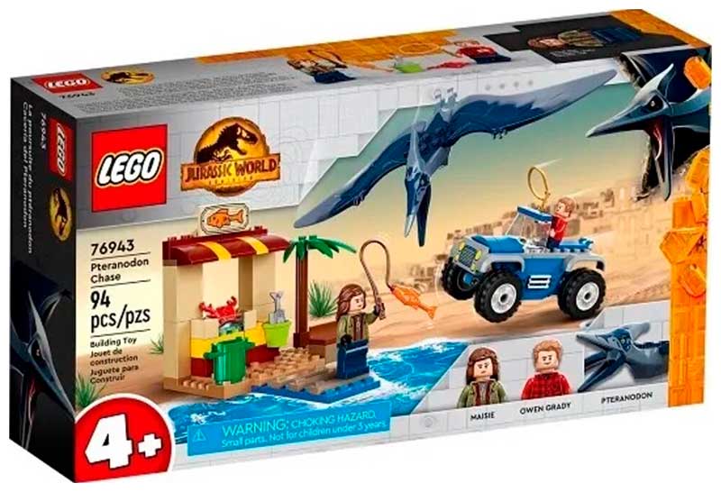 Конструктор Lego Jurassic World Погоня за птеранодоном 76943 lego jurassic world погоня за птеранодоном 76943