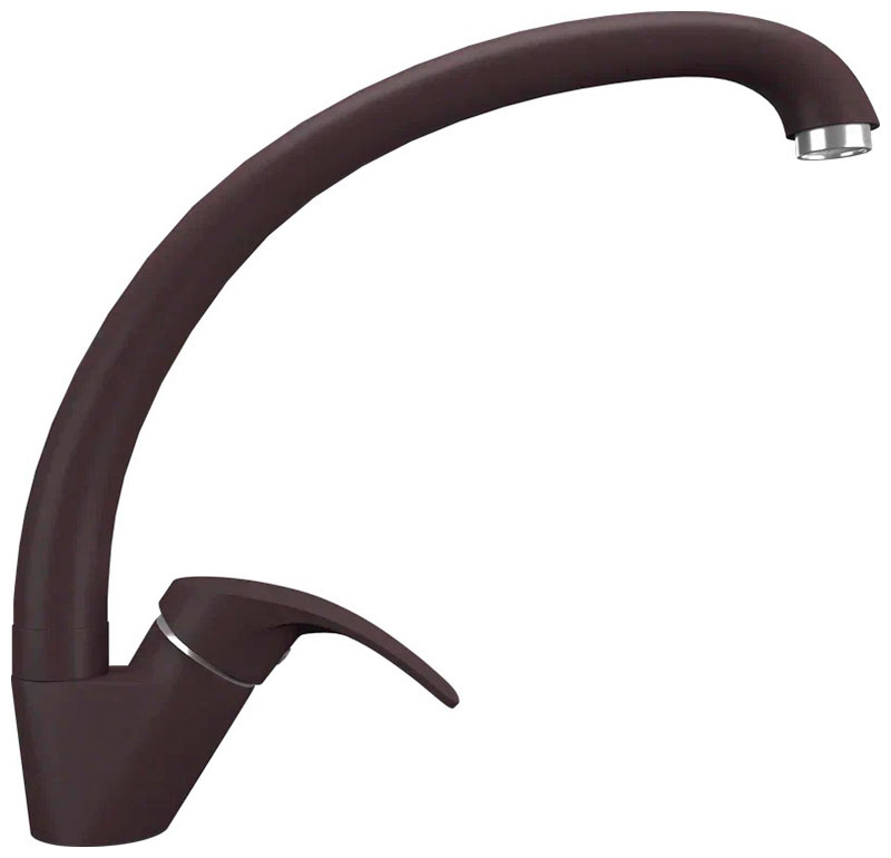 Изображение товара Смеситель для кухни Ulgran UQ-007 трюфель высокий поворотный латунь матовый