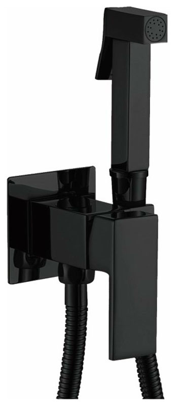 Изображение товара Гигиенический душ со смесителем Haiba HB5512-7 черный современный настенный дизайн