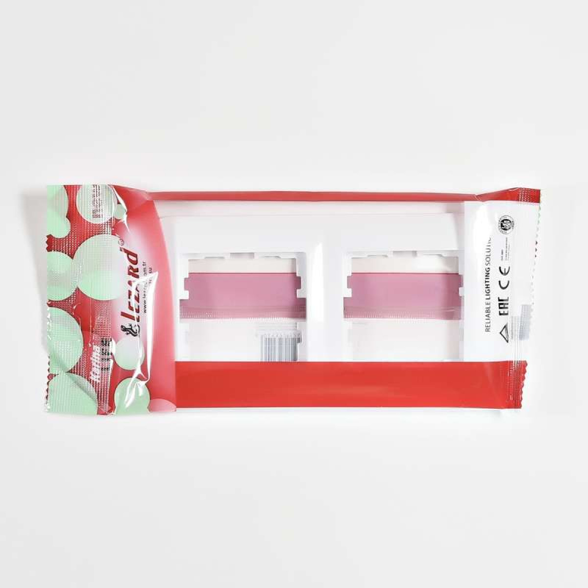 Изображение товара Рамки и основания для ЭУИ Lezard Karina Life горизонтальные белые