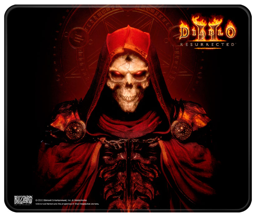 Коврик для мышек Blizzard Diablo II Resurrected Prime Evil L игровой коврик diablo blizzard diablo ii resurrected mephisto l