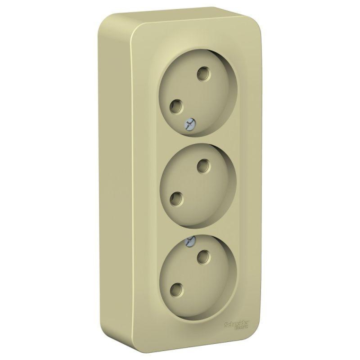 Изображение товара Розетка 3-м ОП Blanca 16А IP20 для электромонтажа с защитой от прикосновения