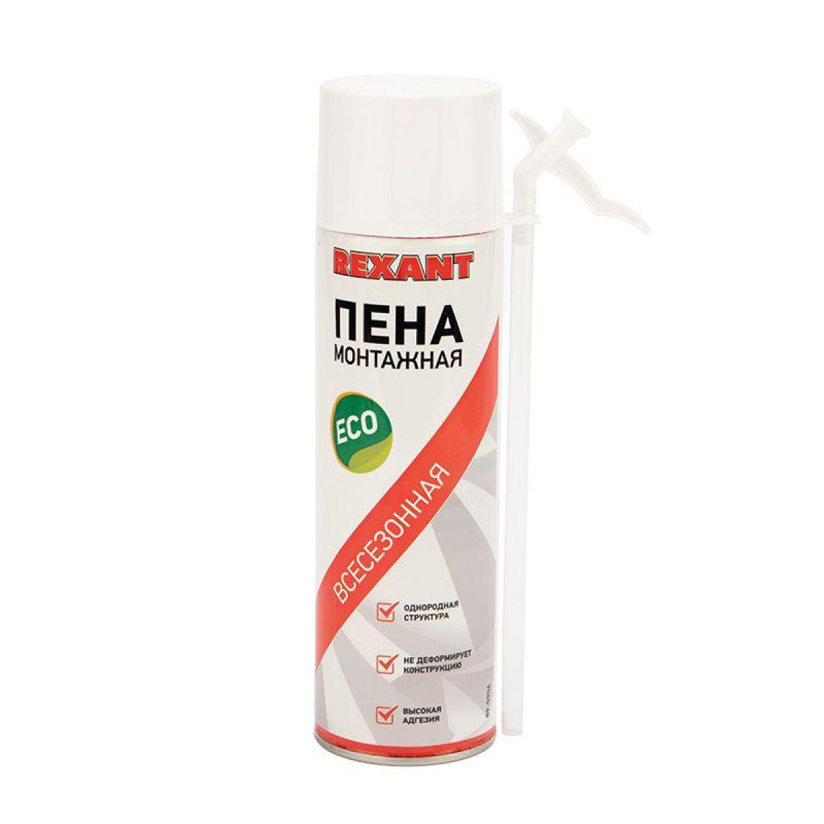 Изображение товара Расходный материал и оснастка для инструментов Rexant Пена монтажная всесезонная с трубочкой 40л eco