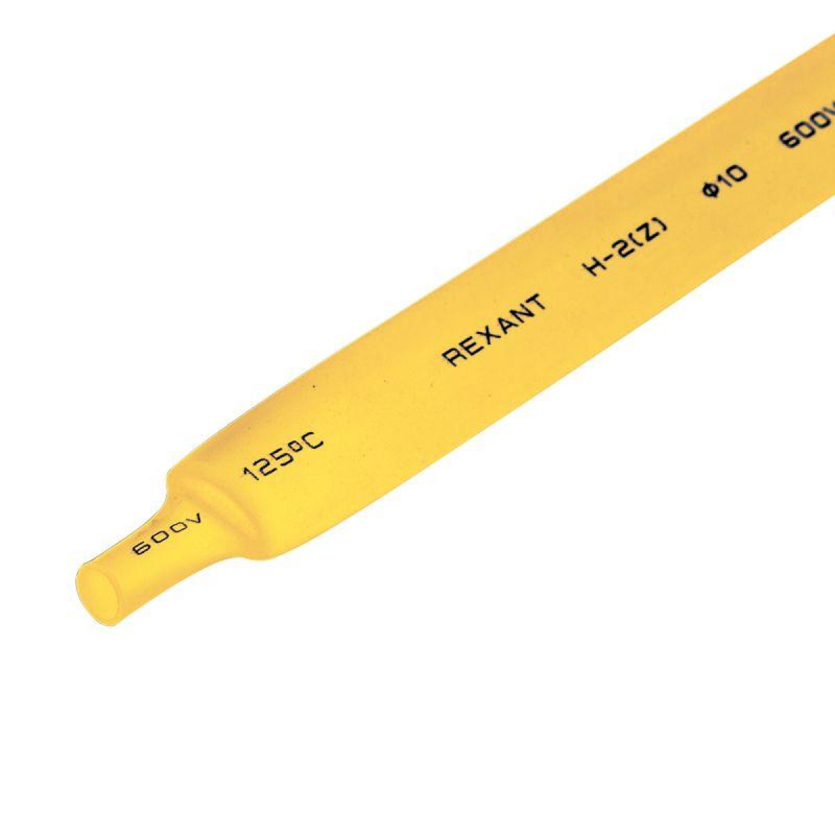 Изображение товара Изделия для электромонтажа Rexant Трубка термоусадочная 10.0/5.0 1м желт. REXANT