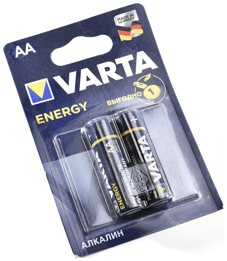 Батарейки VARTA ENERGY AA бл.2 цена и фото