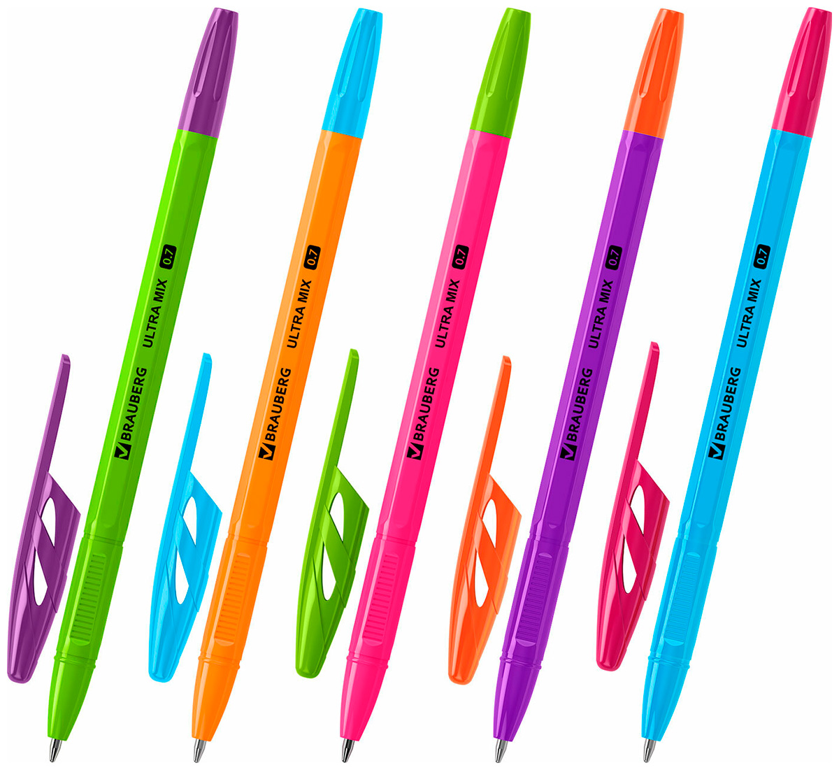 Изображение товара Шариковая ручка Brauberg ULTRA MIX синий 50 шт 0,35 мм