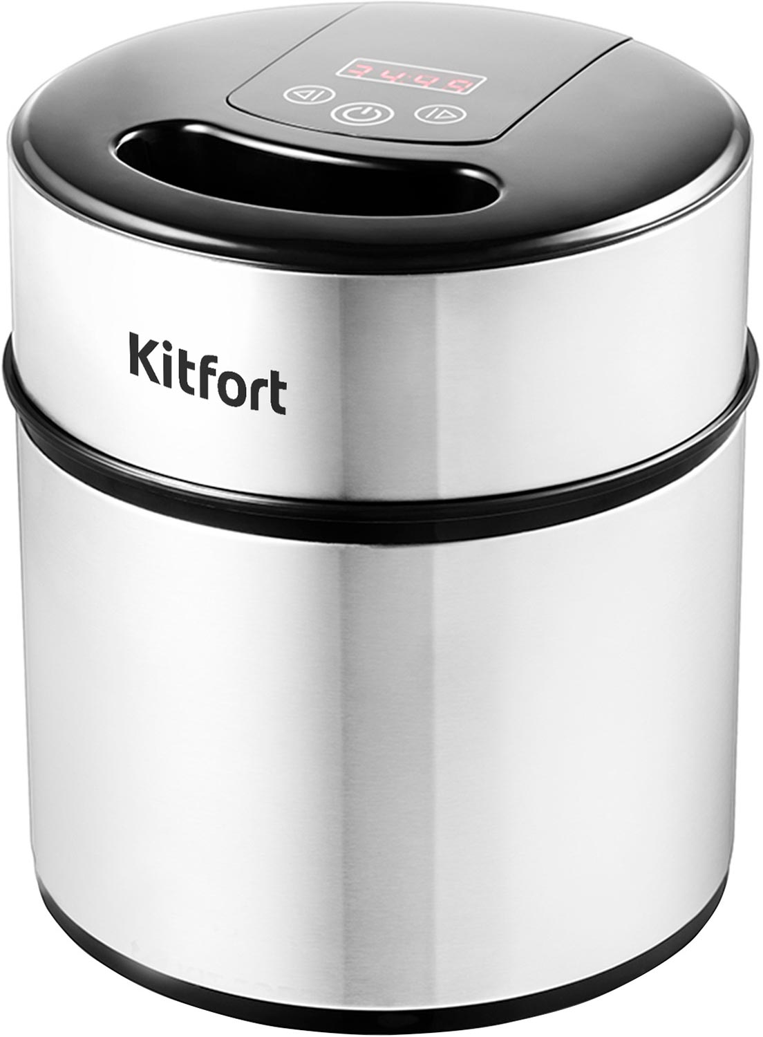 Мороженица Kitfort КТ-1804 мороженица kitfort kt 1804 полуавтомат 12 вт 2 л съёмная чаша серебристая