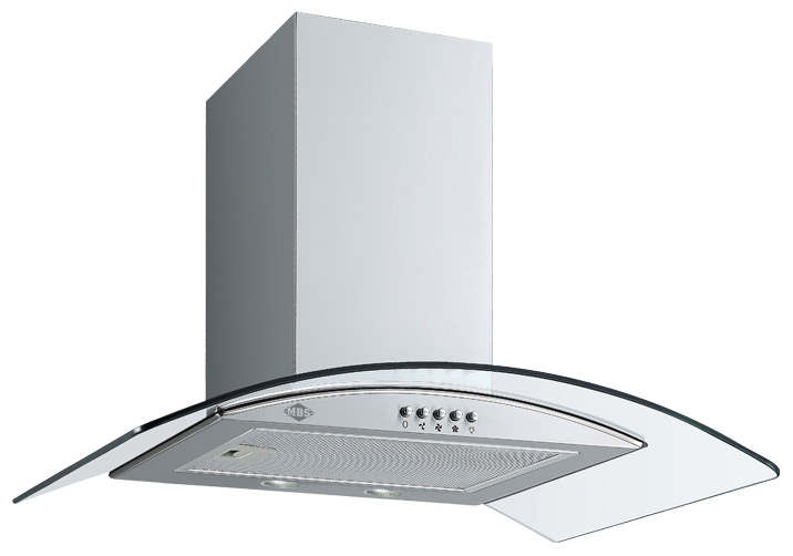 

Вытяжка MBS RUTA 160 GLASS, Металлик