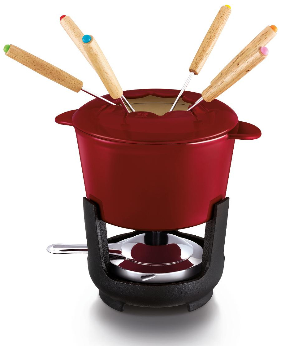 Изображение товара Набор для фондю Beka AROME 16303734 с индукционной совместимостью черный красный