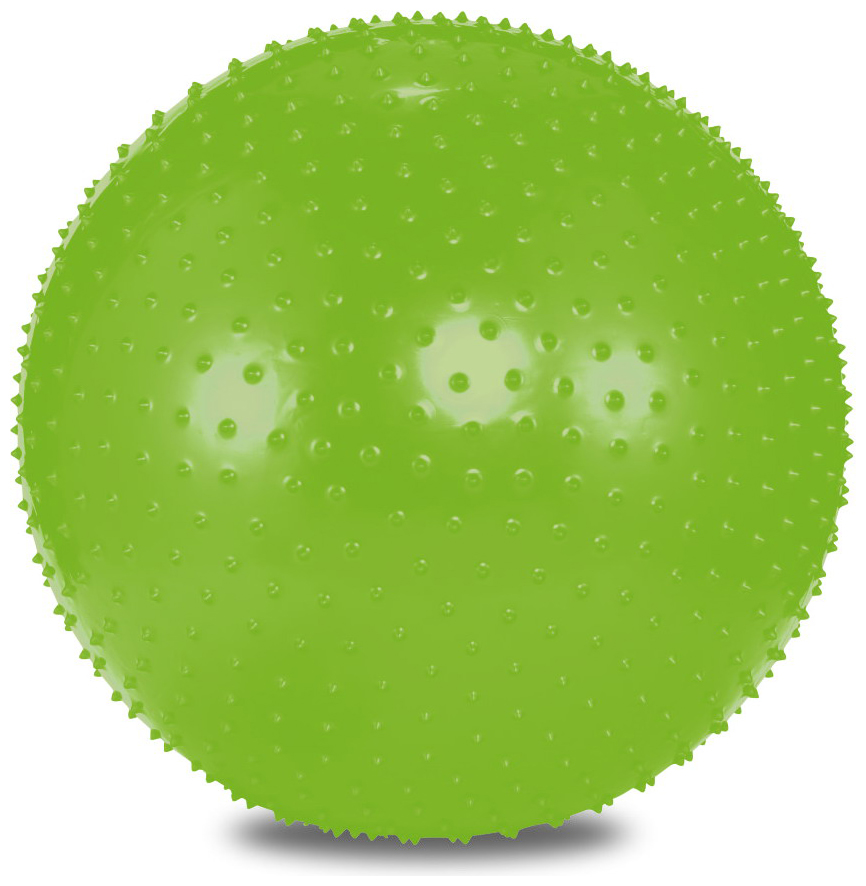Мяч массажный Lite Weights 1855LW (55см, без насоса, салатовый) мяч для фитнеса lite weights 1855lw