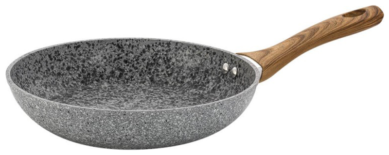 Сковорода Guffman Grey Marble AG-02124RG, 24 см, мраморное покрытие сковорода мечта гранит внутреннее и внешнее цвет темно серый