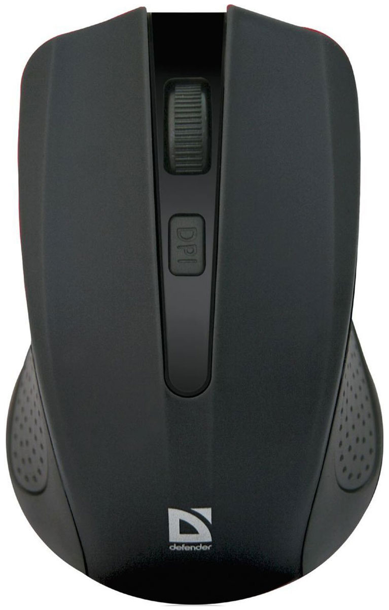 Изображение товара Беспроводная мышь Defender Accura MM-935 черный,4 кнопки,800-1600 dpi (52935)