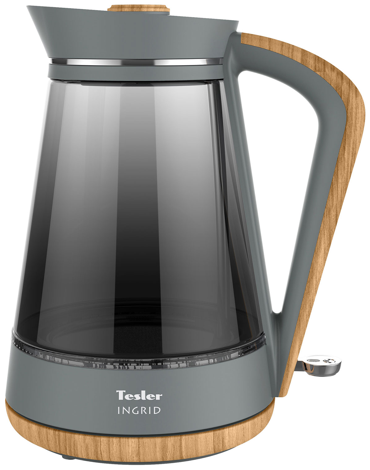 Чайник электрический TESLER KT-1750 GREY чайник электрический tesler kt 1760 sand grey
