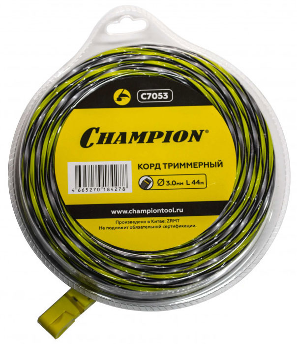 Изображение товара Корд триммерный Champion Tornado 3.0мм* 44м (витой квадрат) C7053