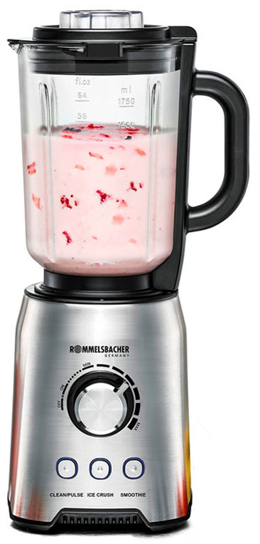 

Блендер стационарный Rommelsbacher MX 1250, Нержавеющая сталь