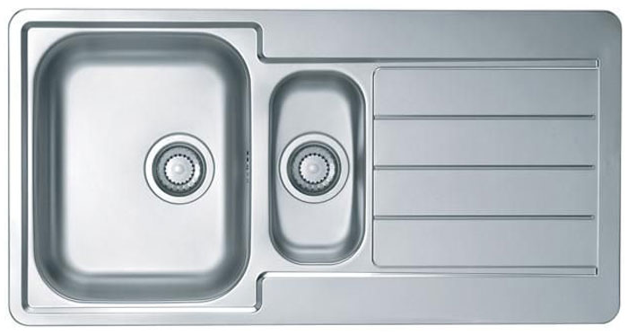 

Кухонная мойка Alveus LINE 10 NAT 90 980X500 с сифоном 1130555 (1064281), Нержавеющая сталь