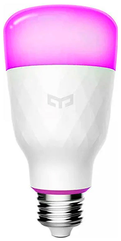 Умная лампочка Yeelight Smart Led Bulb 1S (MultiColor) (YLDP13YL), белый умная лампочка yeelight smart led bulb w3 multiple color yldp005