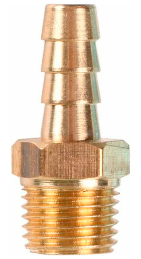 Изображение товара Соединение Eco наружная резьба 1/4" х елочка 10 мм латунь