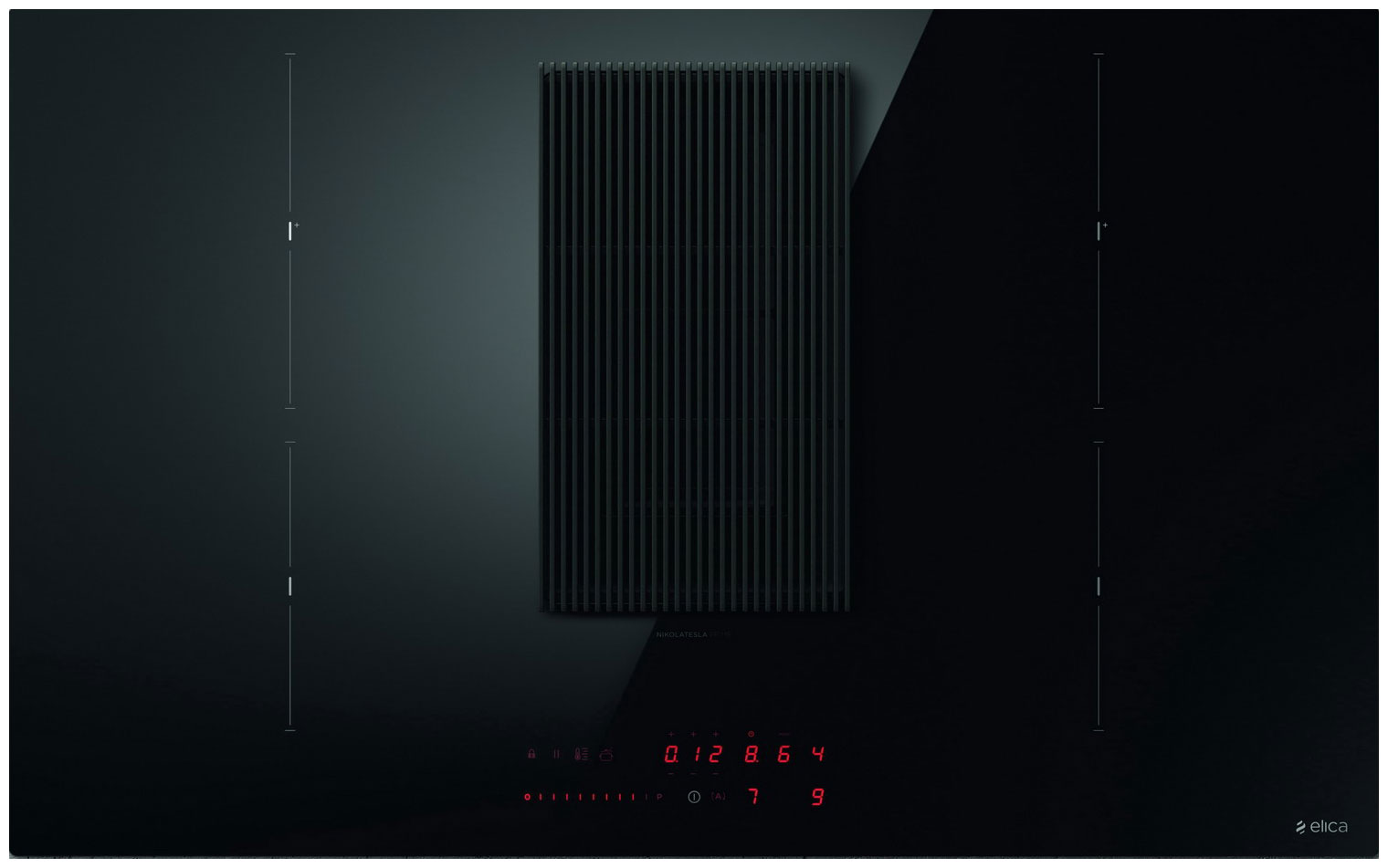 Изображение товара Индукционная варочная панель со встроенной вытяжкой Elica NIKOLATESLA PRIME S BL/A/83
