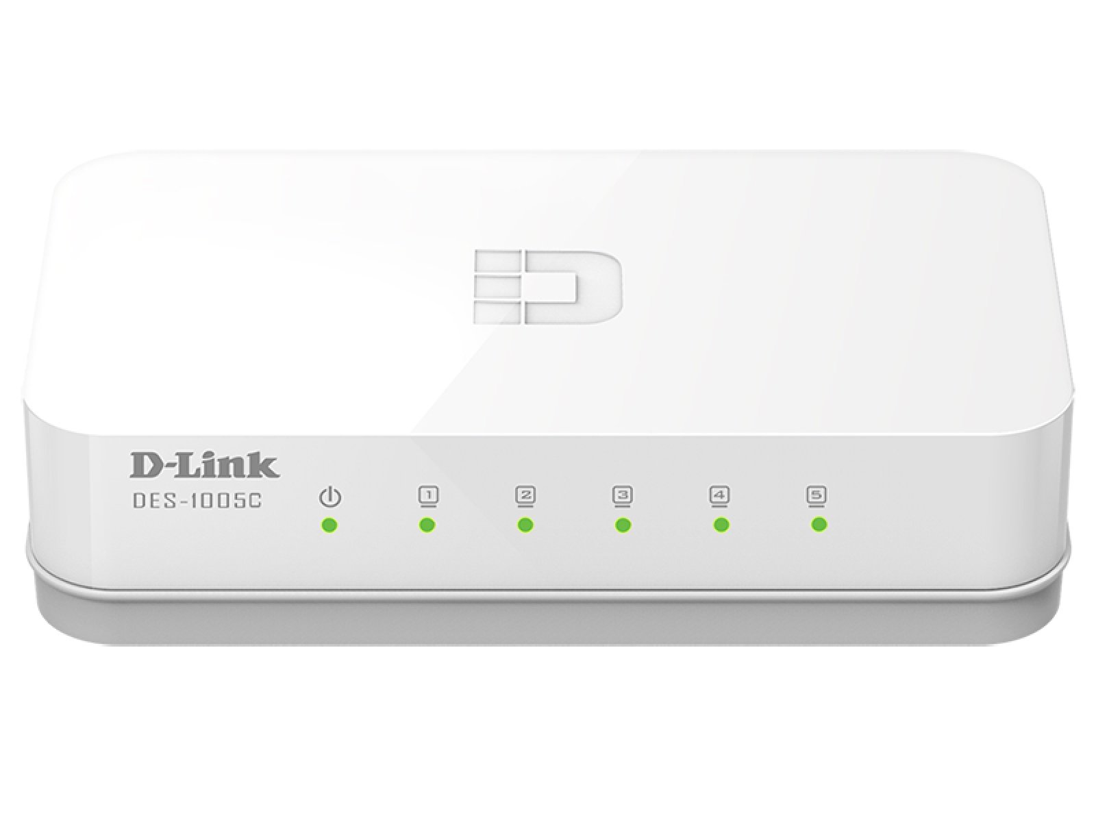 Изображение товара Коммутатор D-Link DES-1005C 5x100Mb неуправляемый