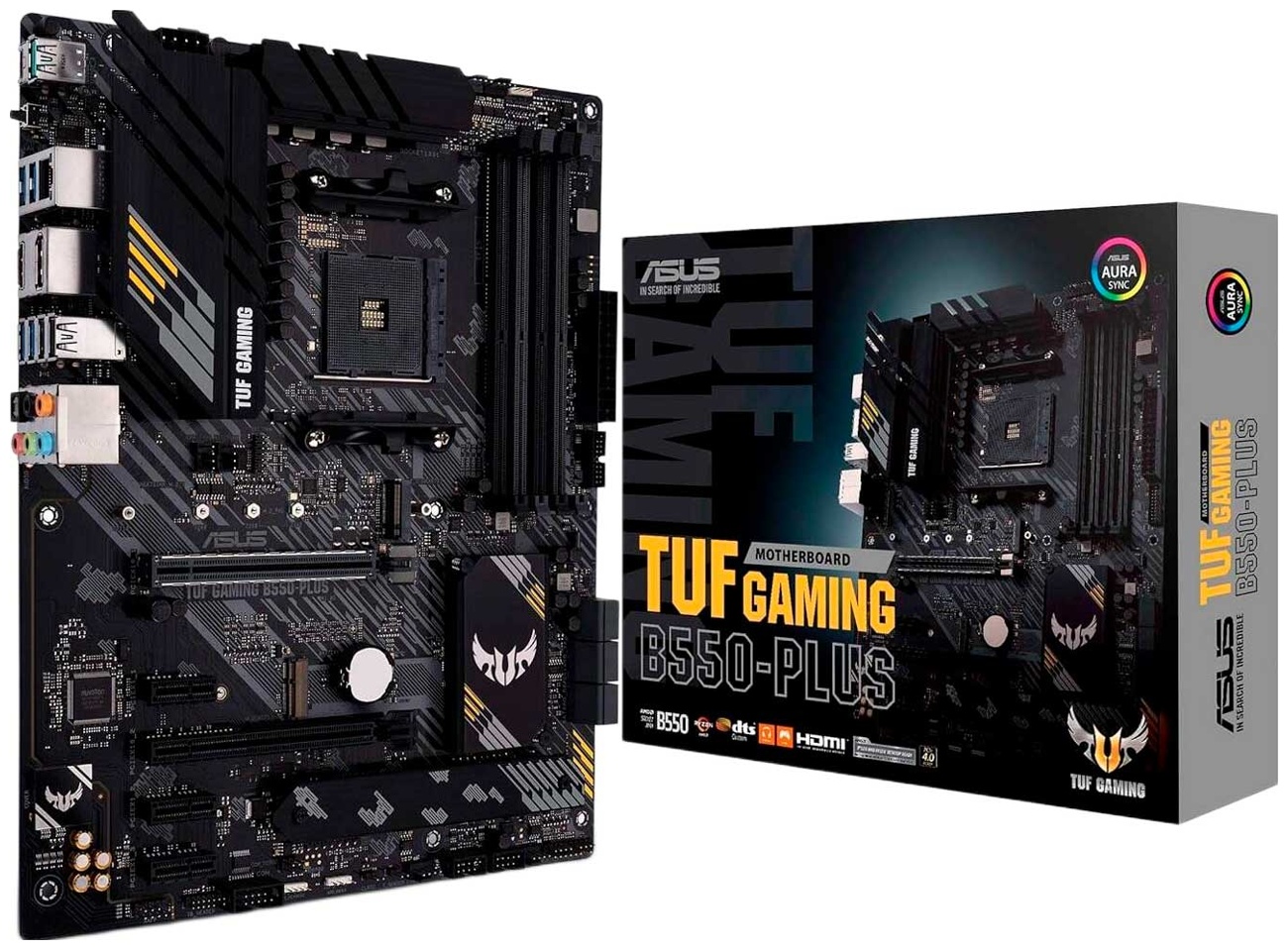 Изображение товара Материнская плата Asus TUF GAMING B550-PLUS AM4 ATX для процессоров AMD