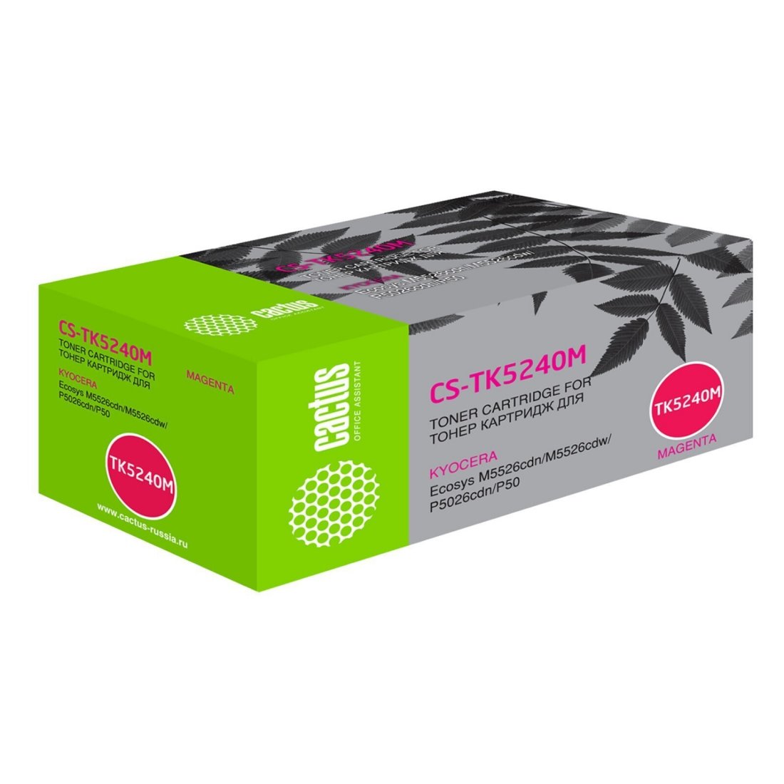 Изображение товара Картридж лазерный Cactus CS-TK5240M пурпурный для Kyocera