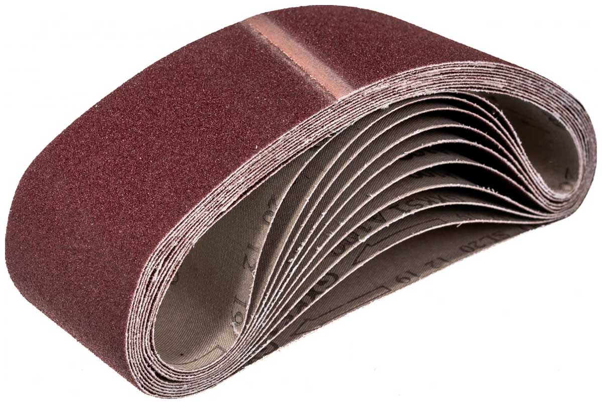 Изображение товара Шлифовальная лента Sturm 76x533 мм зерно 100, 10 шт для шлифмашин