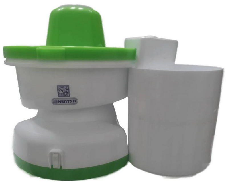 Изображение товара Соковыжималка центробежная Нептун КАЖИ332215.001-08 бело-салатовая для дома и дачи