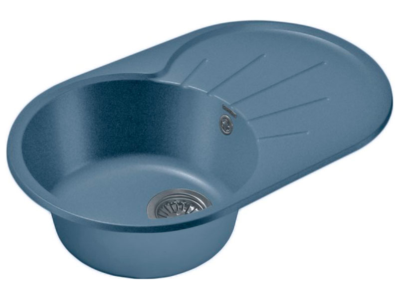 

Кухонная мойка GranFest RONDO 750L 1-чаша+крыло, 750x460 мм, графит (R-750L графит), Графитовый