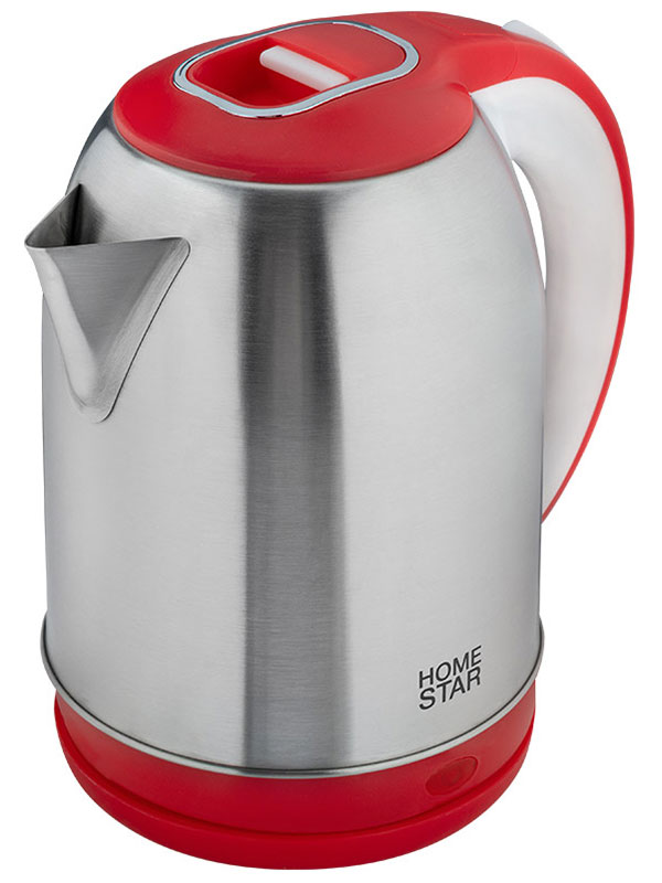 Изображение товара Чайник электрический Homestar HS-1054, 2.3 л, красный (106466)