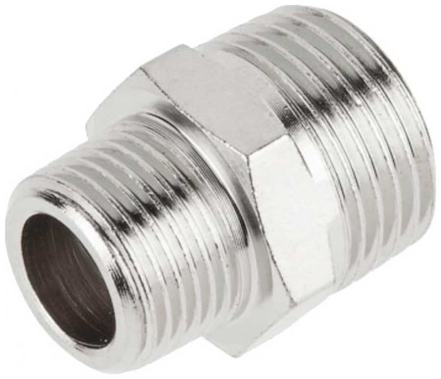 Изображение товара Переходник Eco наружная резьба 1/2 х внутренняя резьба 1/4, сталь (AS-MT38/MT14)