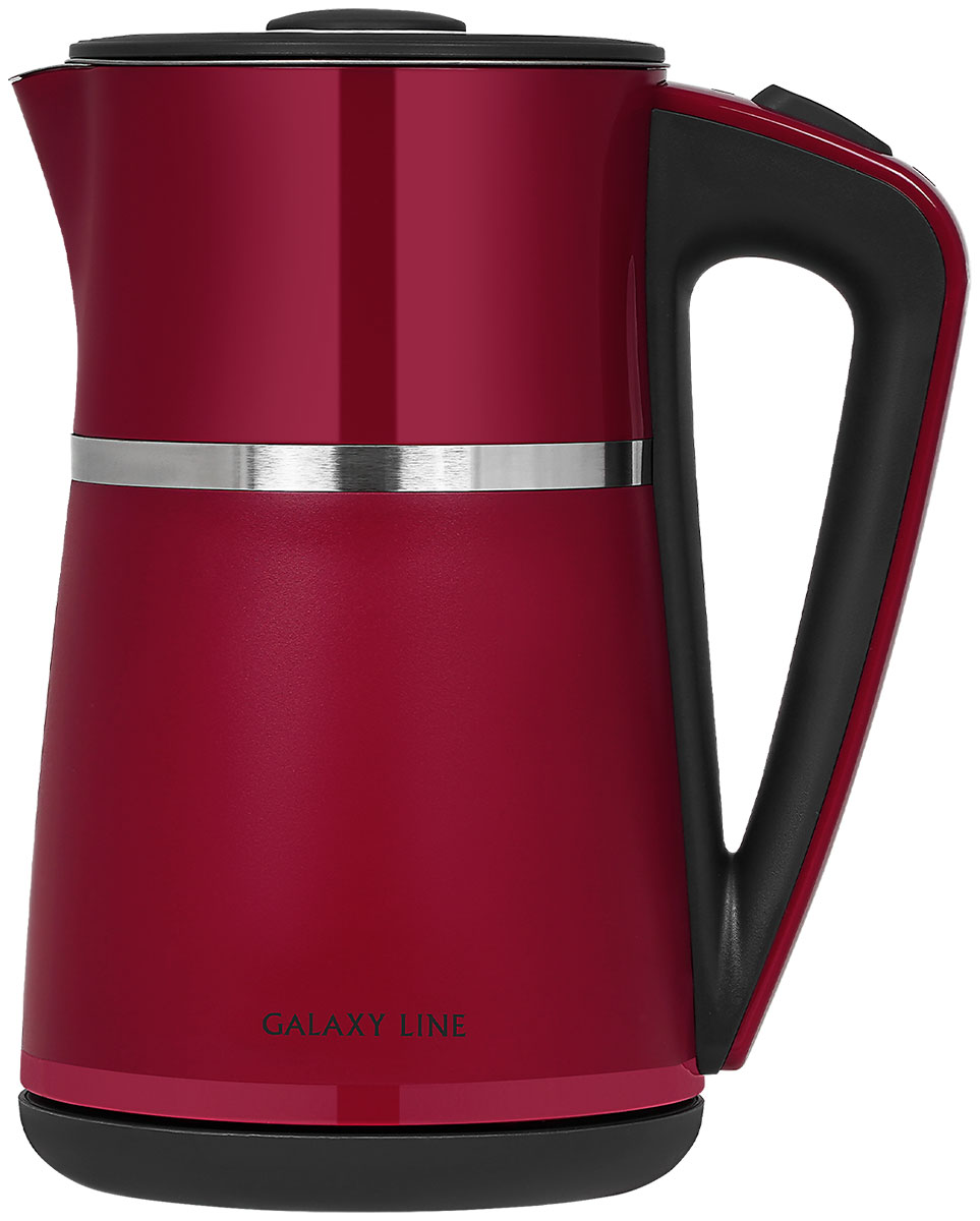 Изображение товара Электрический чайник Galaxy LINE GL 0339 1.7 л красный металл пластик