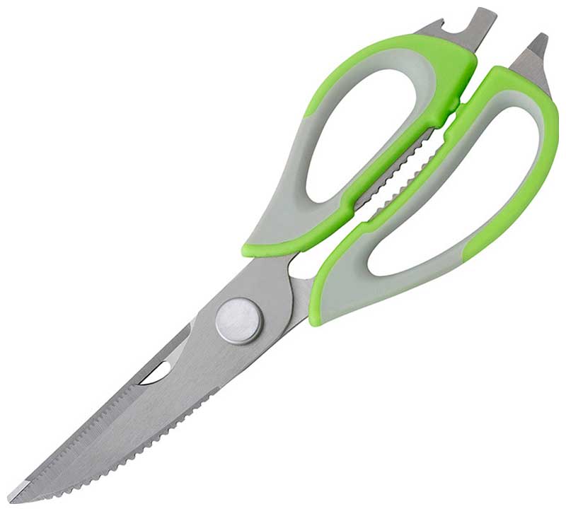 Изображение товара Ножницы кухонные Mallony KS-128С, многофункциональные, с чехлом, 22.8см (920104)