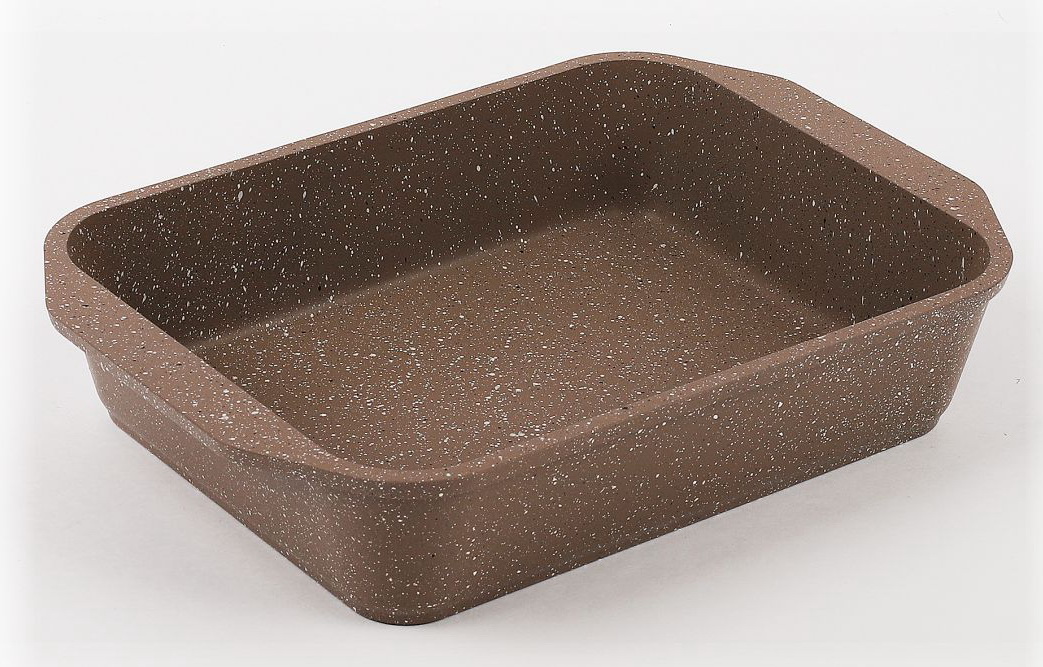 Изображение товара Противень Мечта Гранит Brown 19x27 см с антипригарным покрытием для духовки