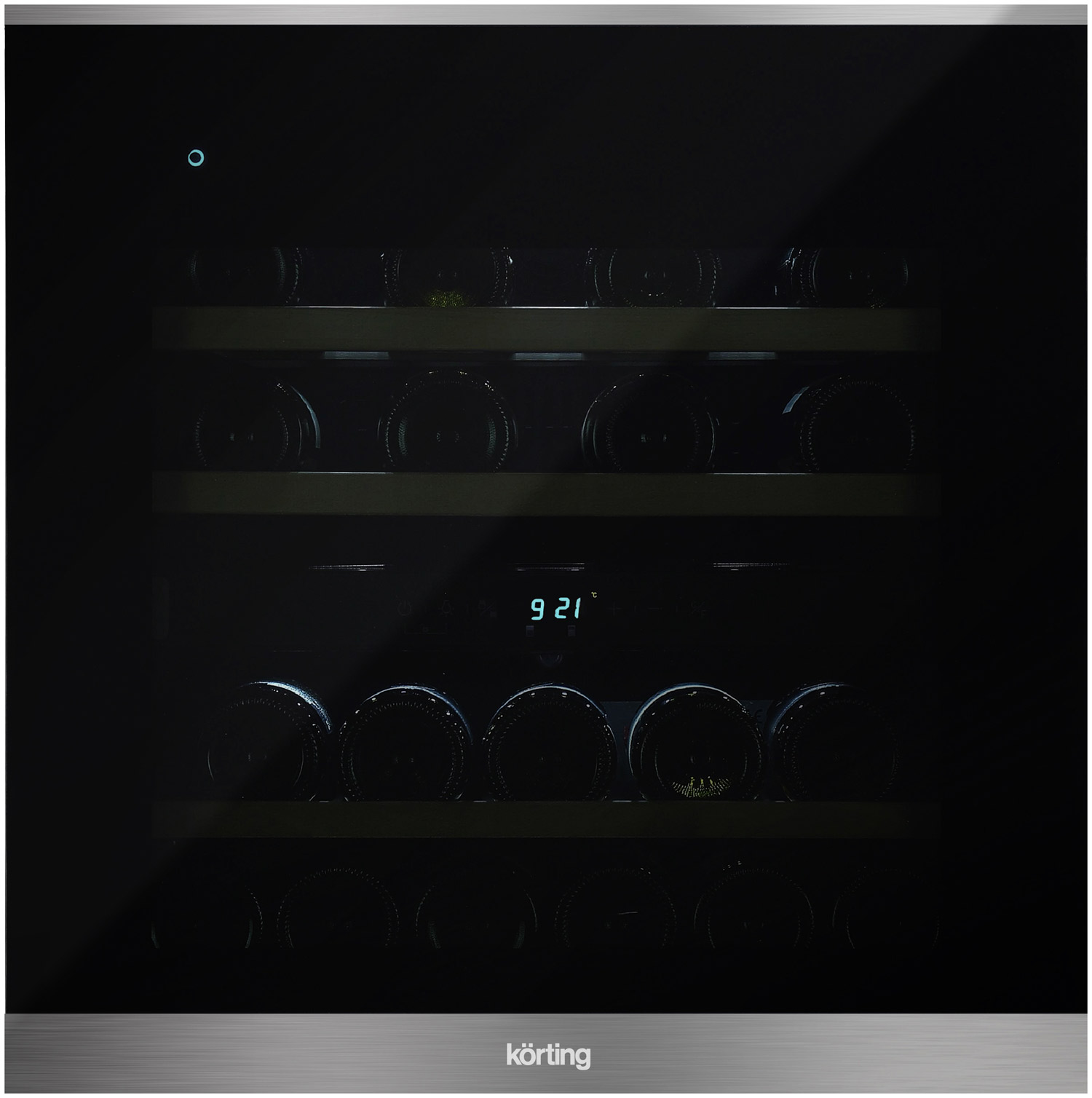 Встраиваемый винный шкаф Korting KFW 604 DB GXN
