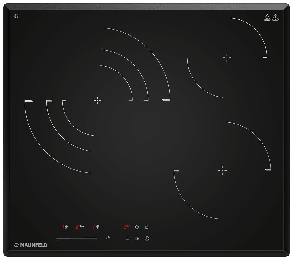 Изображение товара Электрическая варочная панель Maunfeld CVCE593STBK LUX со стеклокерамической поверхностью