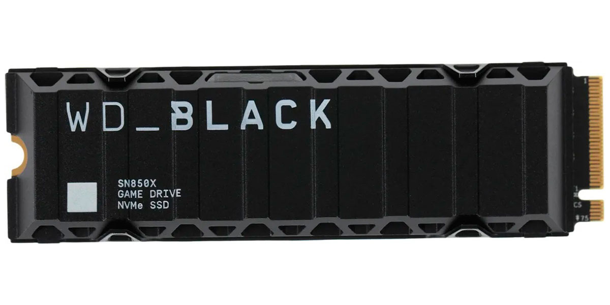Изображение товара SSD накопитель Western Digital M.2 Black SN850 2000 Гб PCIe 3D TLC (WDS200T2XHE)