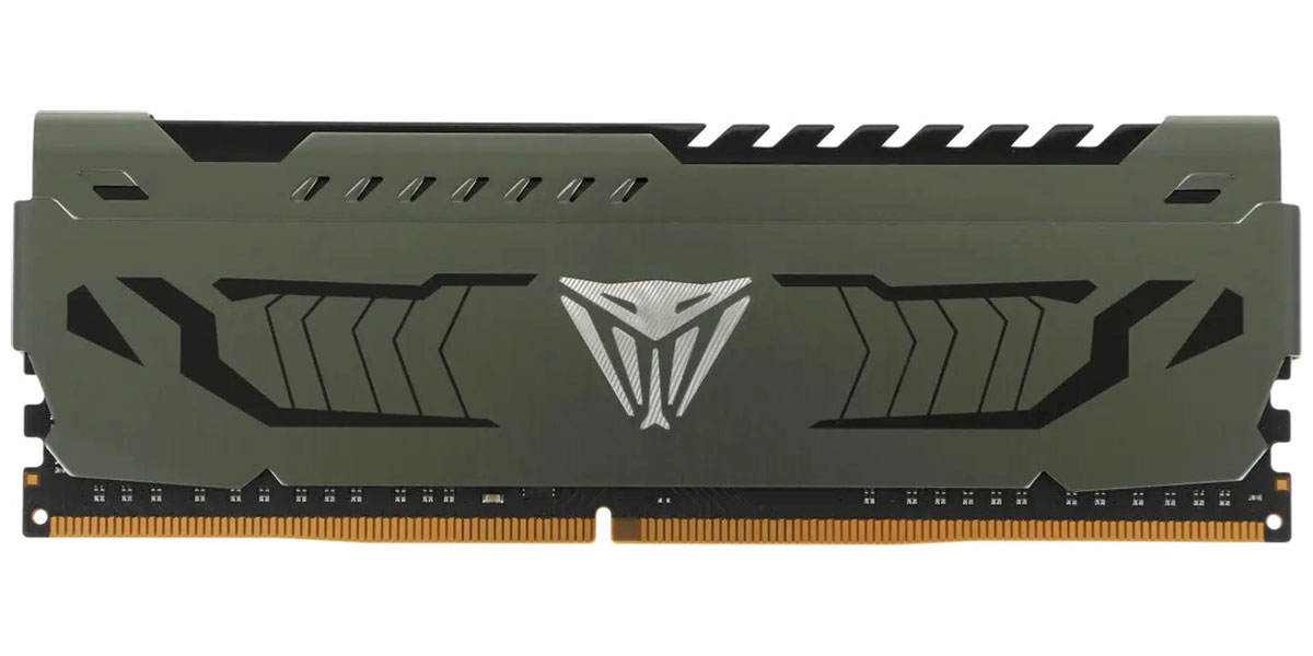 

Оперативная память Patriot Memory DDR4 8GB 3200MHz Viper Steel (PVS48G320C6), Черный