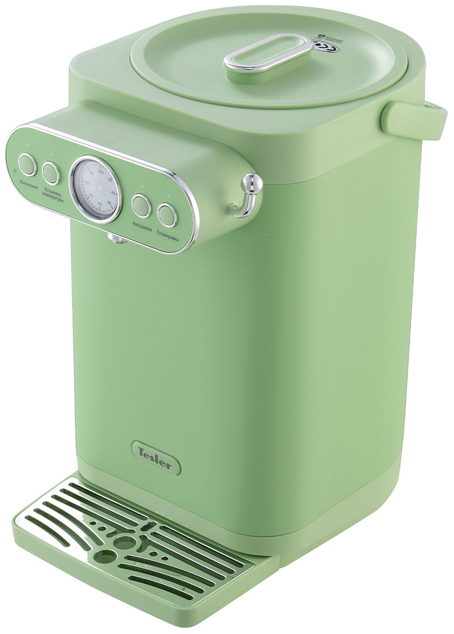 Изображение товара Термопот Tesler TP-5030 5 л зеленый с дисплеем и функциями теплосохранения