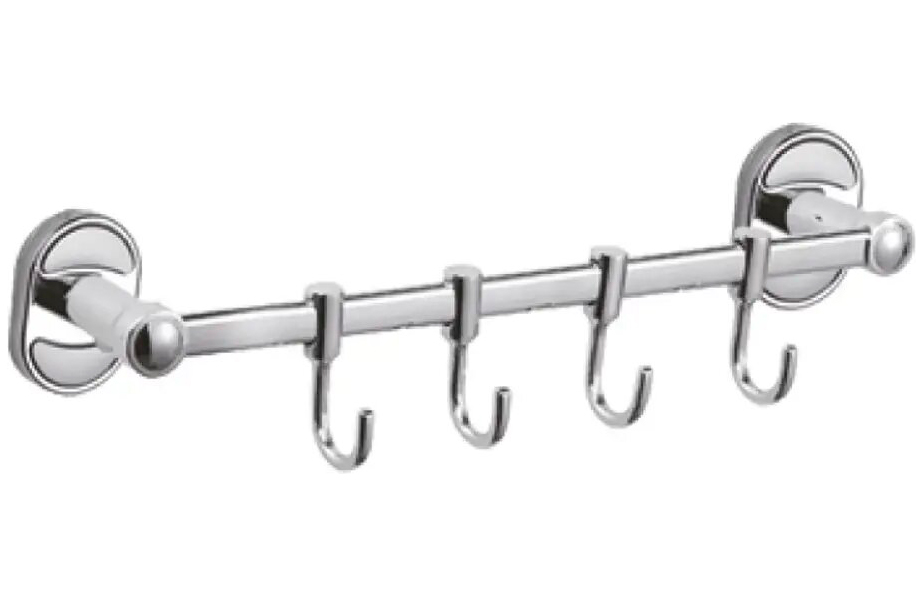 Изображение товара Планка с крючками для полотенец D-Lin хром (D288700-4)