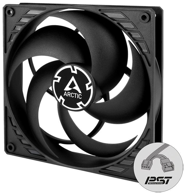 Изображение товара Вентилятор для корпуса Arctic P14 PWM PST black/black