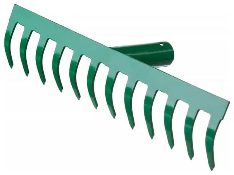 Изображение товара Грабли Росток 12 прямых зубцов 312x75 мм для садово-огородных работ