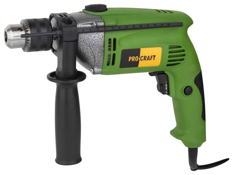 Изображение товара Ударная дрель PROCRAFT PS950 950 Вт, 2800 об/мин, реверс, комплект