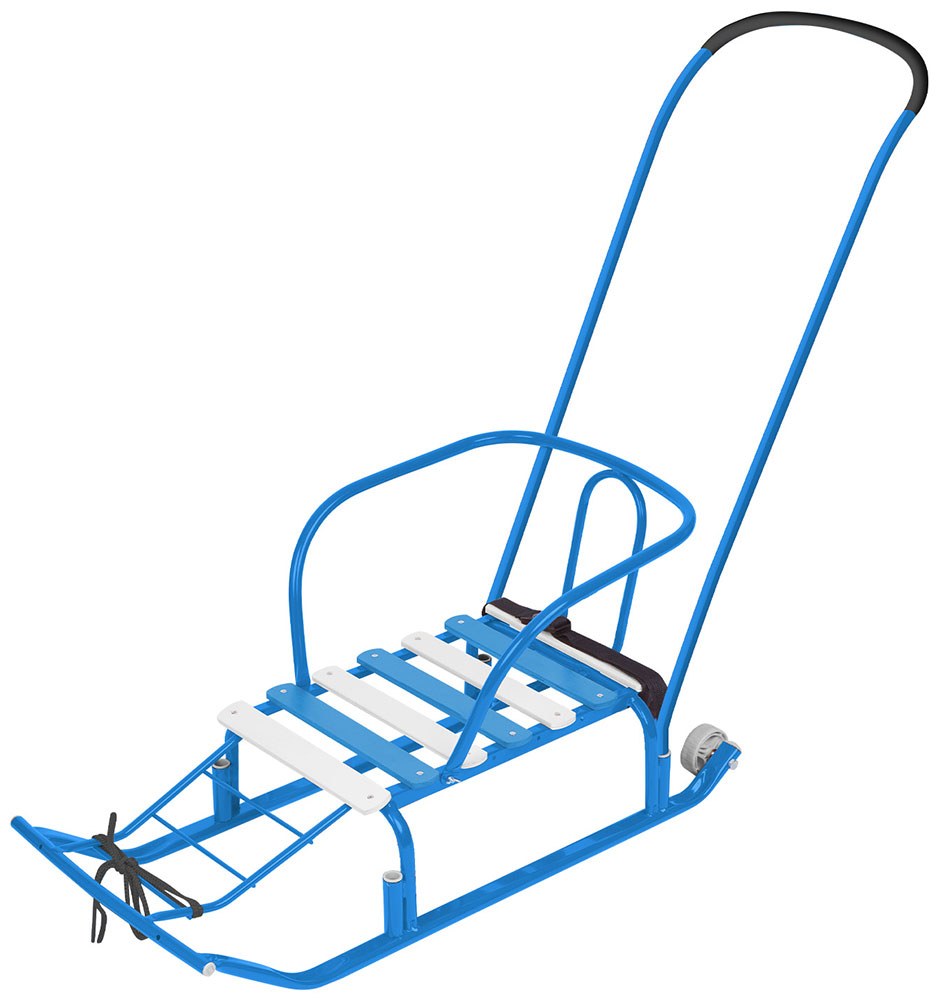 Изображение товара Санки Ника Тимка 5 комфорт Т5К голубой безопасные санки для ребенка от 3 лет